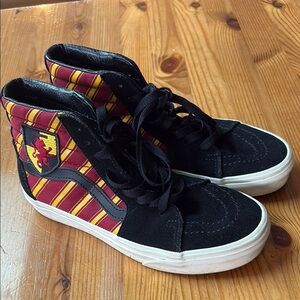 Vans Harry Potter Gryffindor Black and Red Ankle Boots